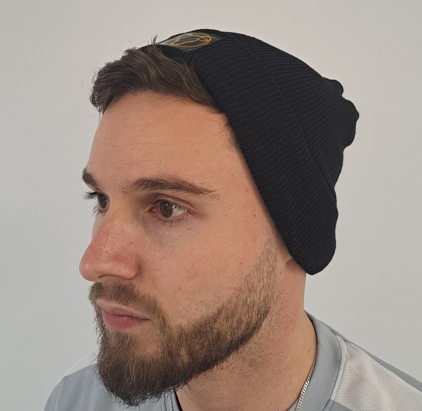 Statement Goat Gold Logo Beanie