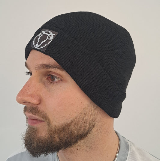 Statement Goat White Logo Beanie