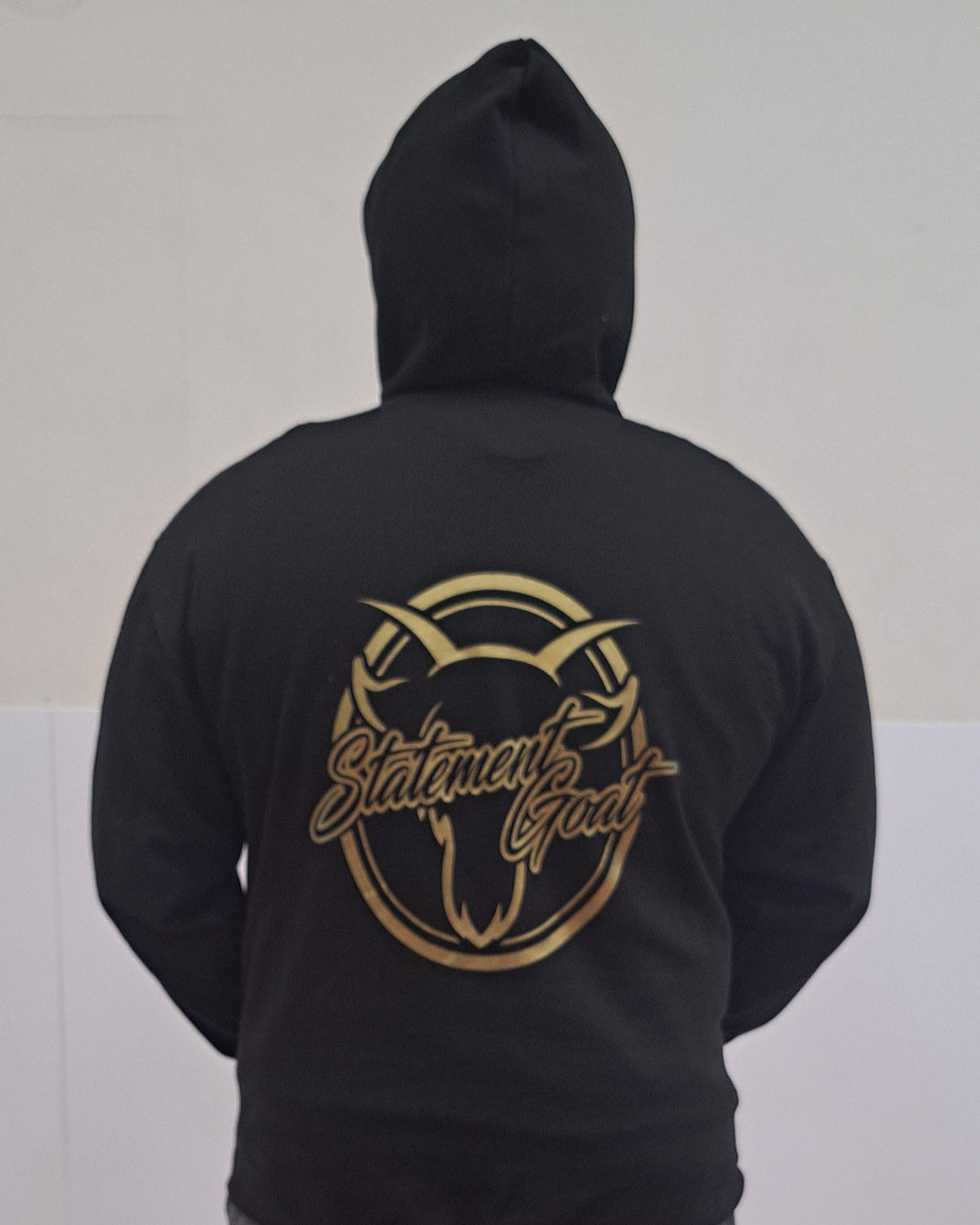 Statement Goat Black & Gold Hoodie