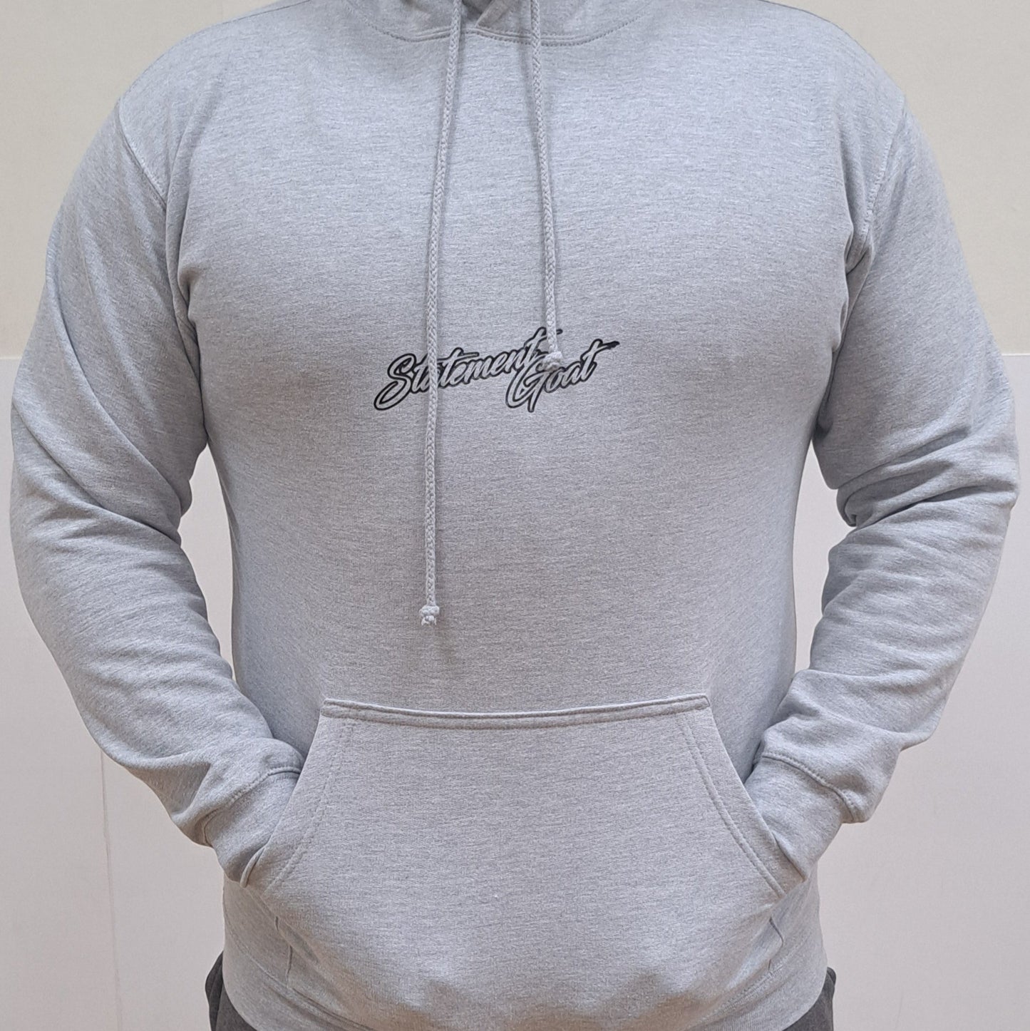 Statement Goat Grey & Black Hoodie