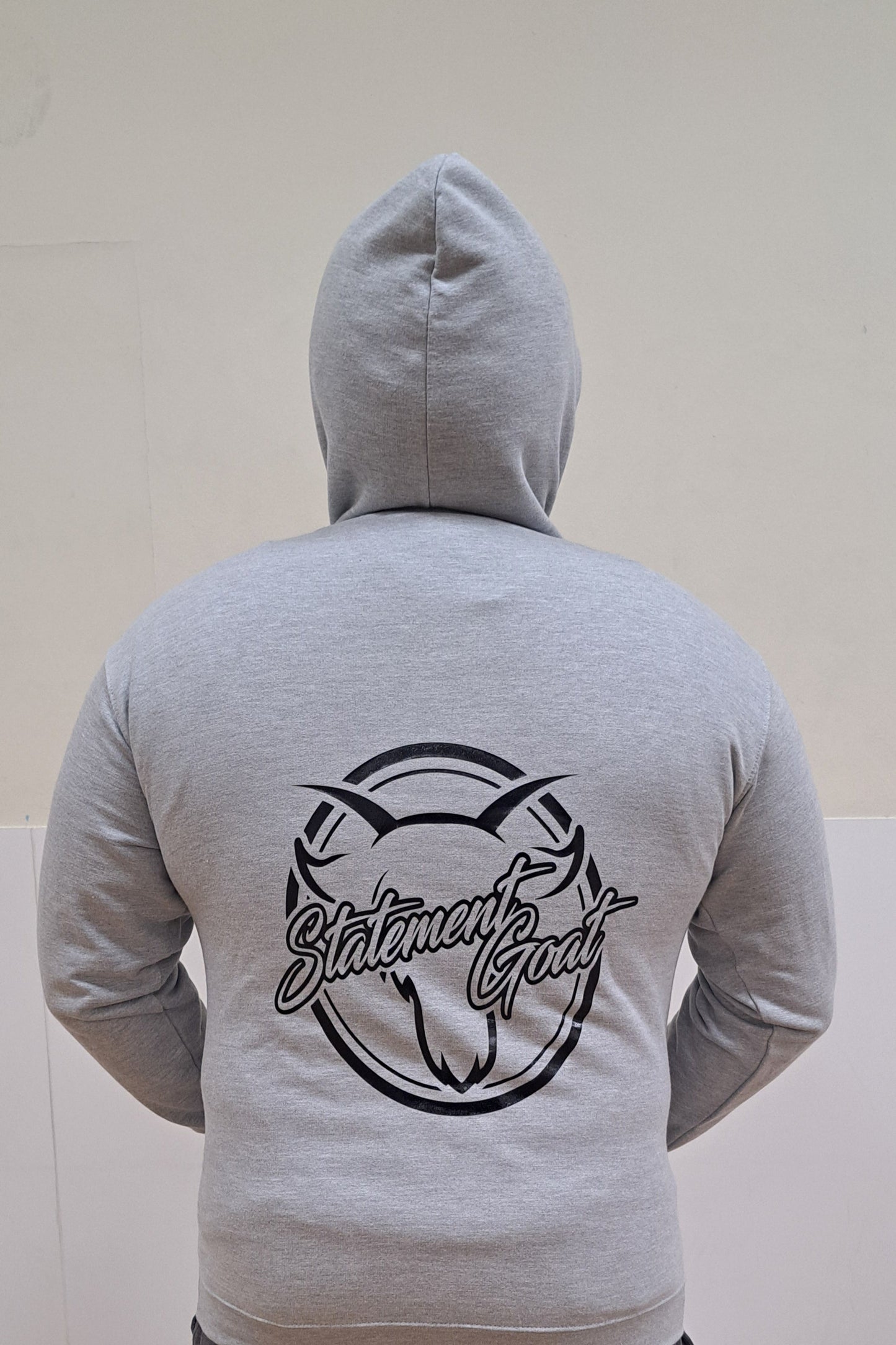 Statement Goat Grey & Black Hoodie